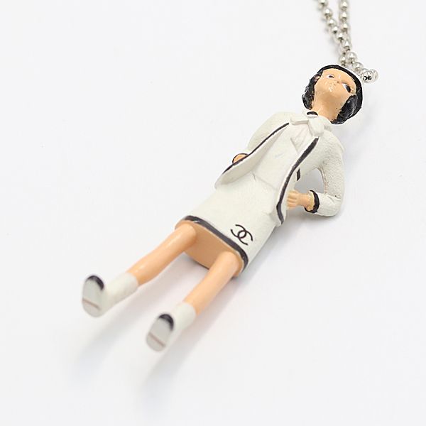 美品 シャネル キーホルダー ネックレス 箱付き フィギュア パラパラ 