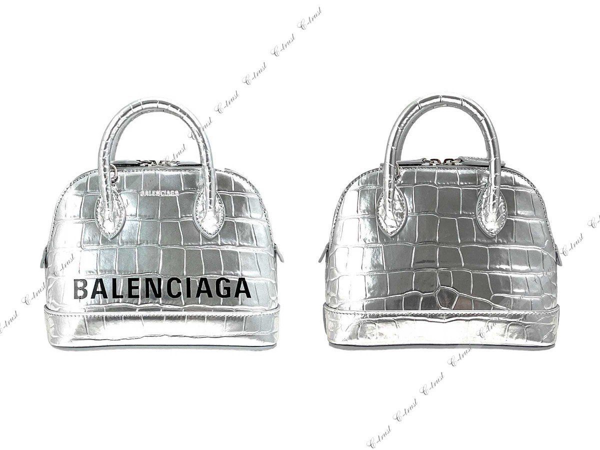 BALENCIAGA バレンシアガ ヴィルトップハンドル クロコ ホワイト