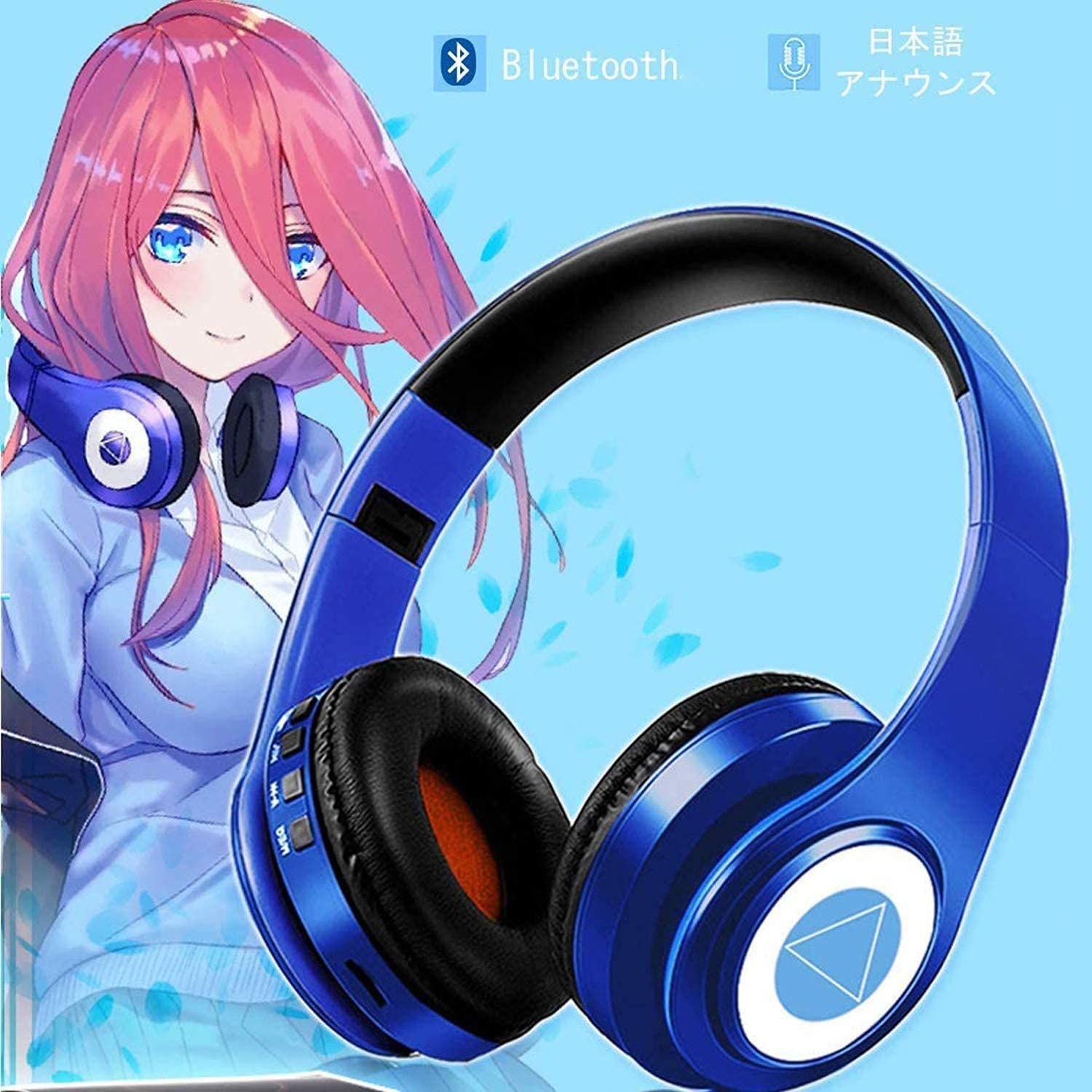 コスプレ Miku） ヘッドフォン Bluetooth Bluetoothヘッドホン