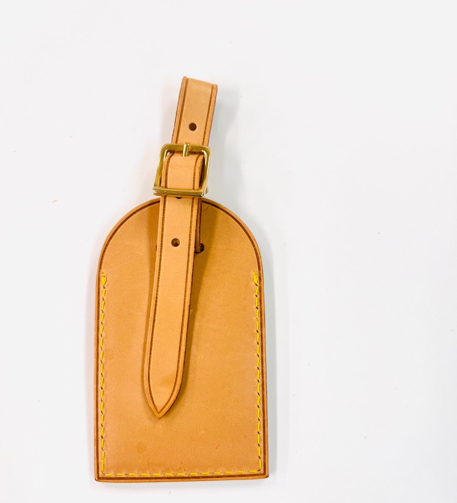 LOUIS VUITTON ルイヴィトン ネームタグ レザー ブラック 黒