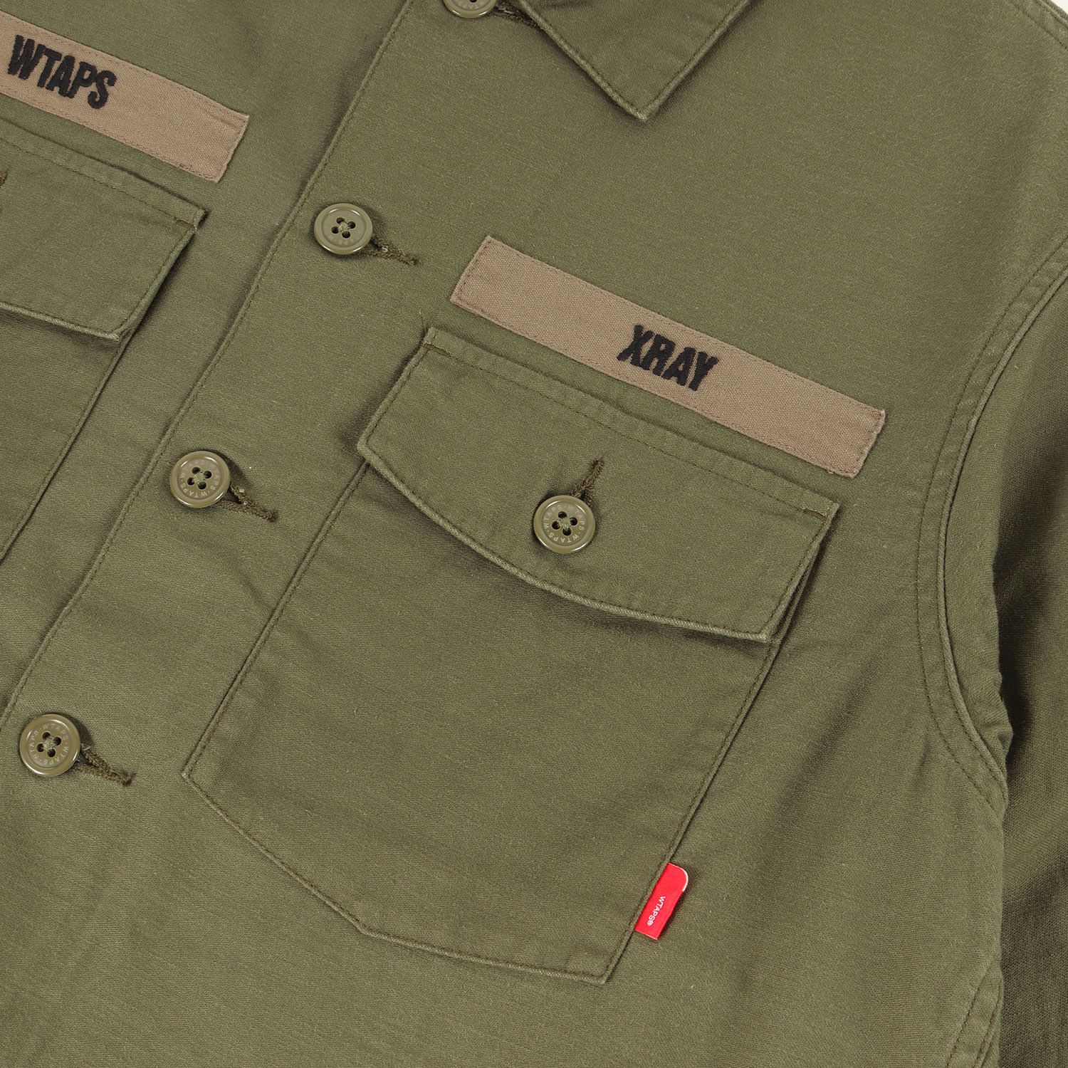WTAPS ダブルタップス シャツ オリーブドラブ サイズ:XL