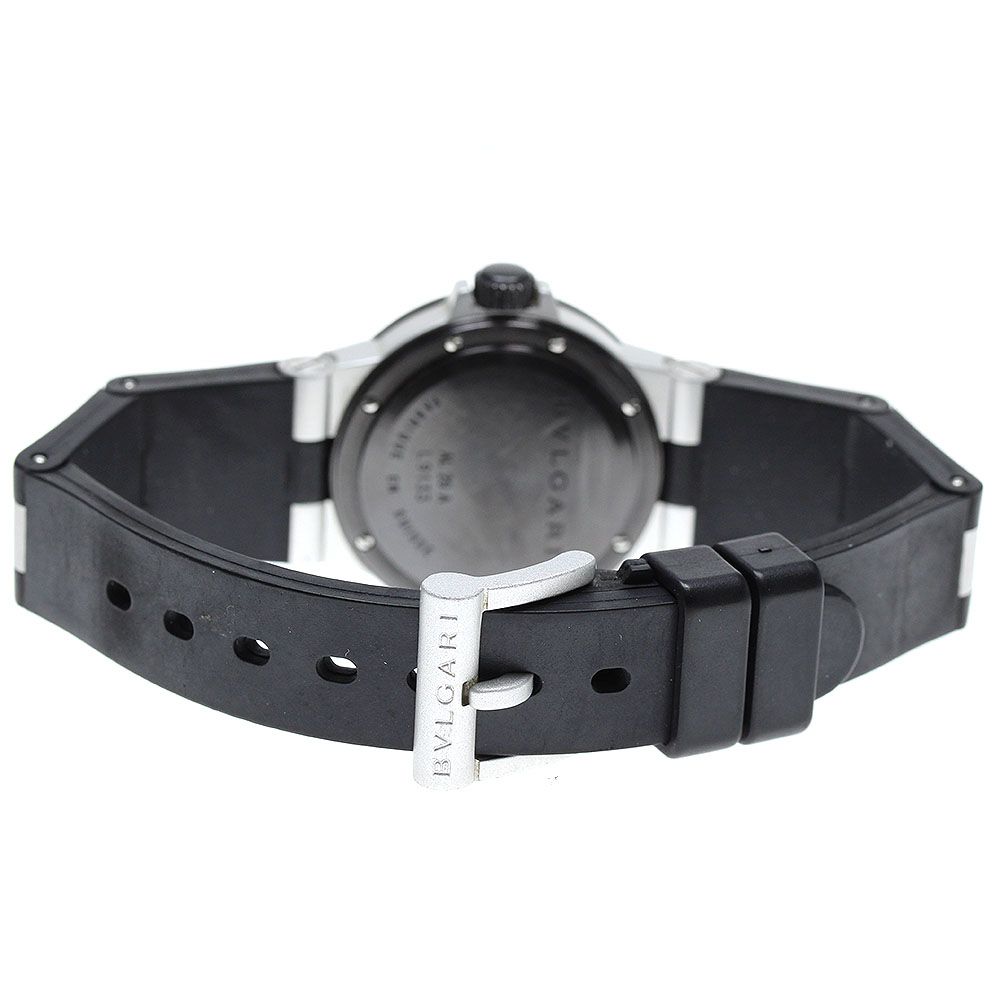 ブルガリ BVLGARI AL29A アルミニウム デイト クォーツ レディース_  