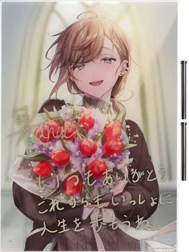 アクリルスタンド アクリルパネル 叶 複製直筆サイン メッセージ入りアクリルパネル バーチャルYouTuber にじさんじ 叶 誕生日2020