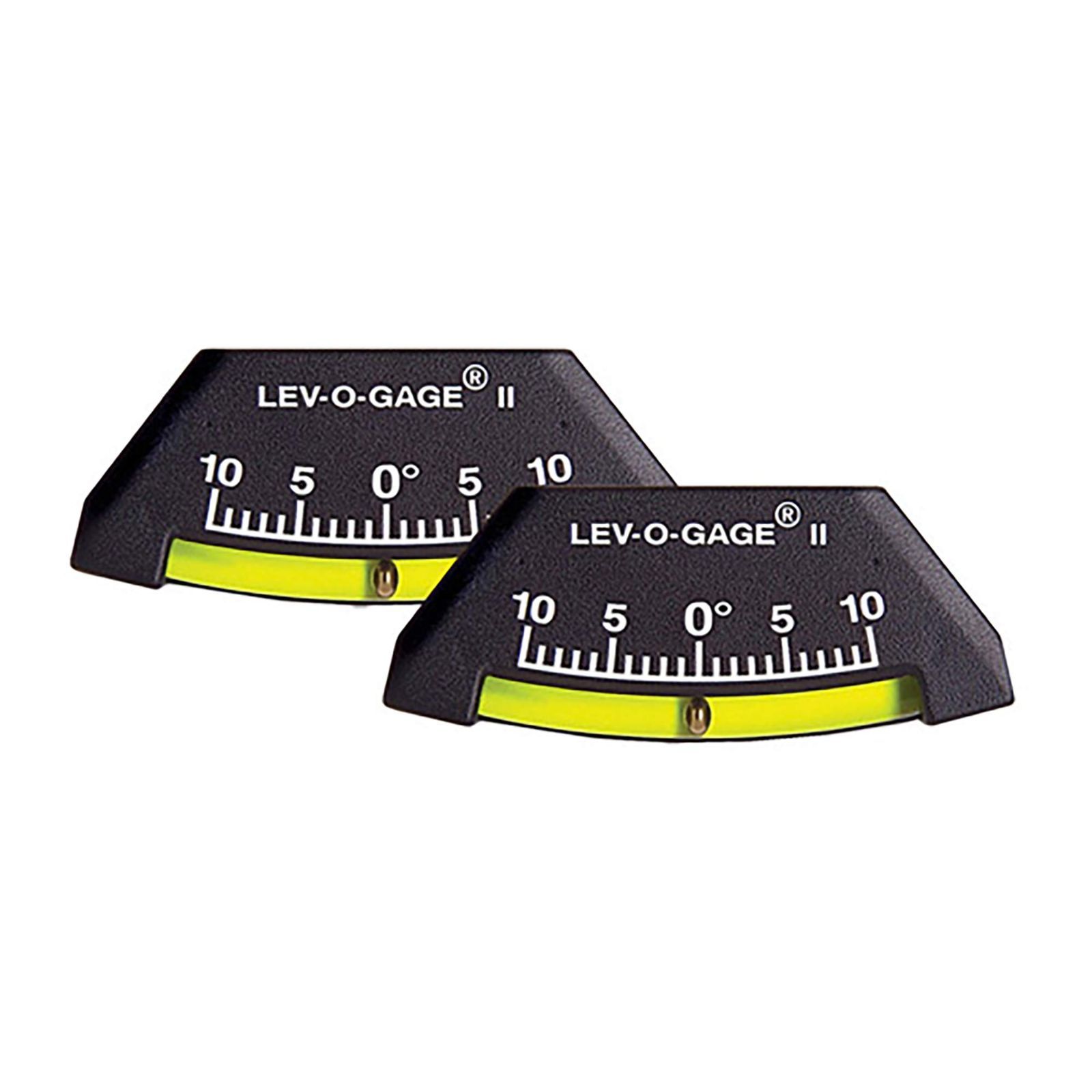 Sun Company 306-R LEV-O-GAGE II 傾斜計 - 水平器2個セット | RV、キャンピングカー、トレーラー用水平器 レギュラー
