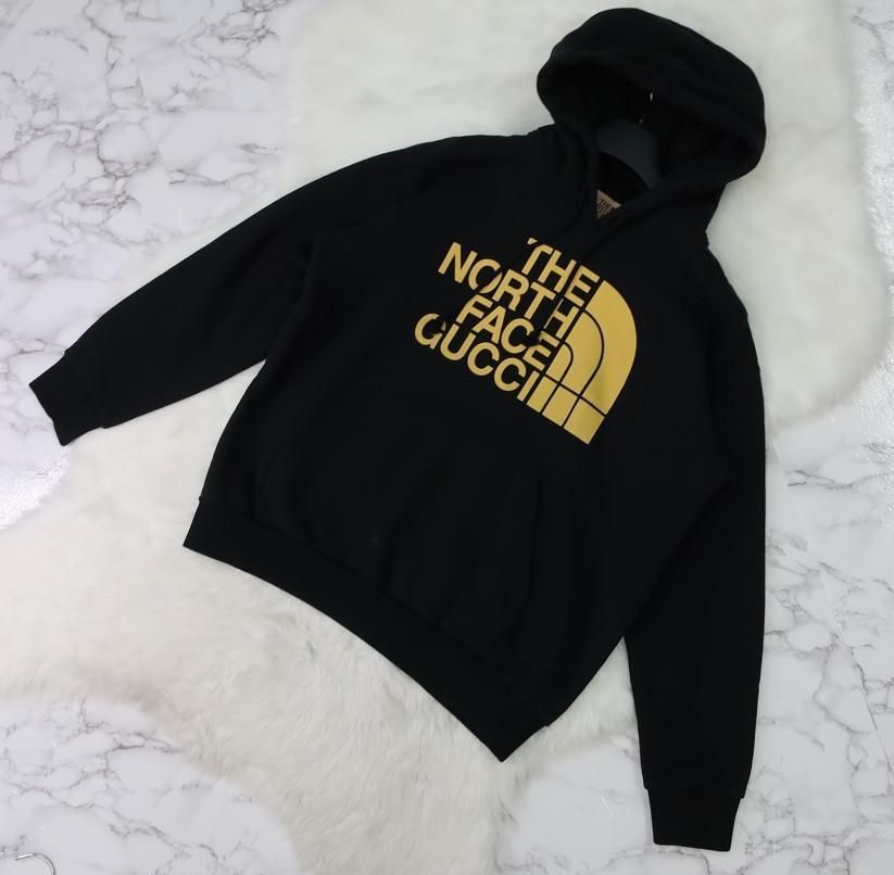21SS GUCCI (グッチ) ×THE NORTH FACE Front Logo Hoodie ノース