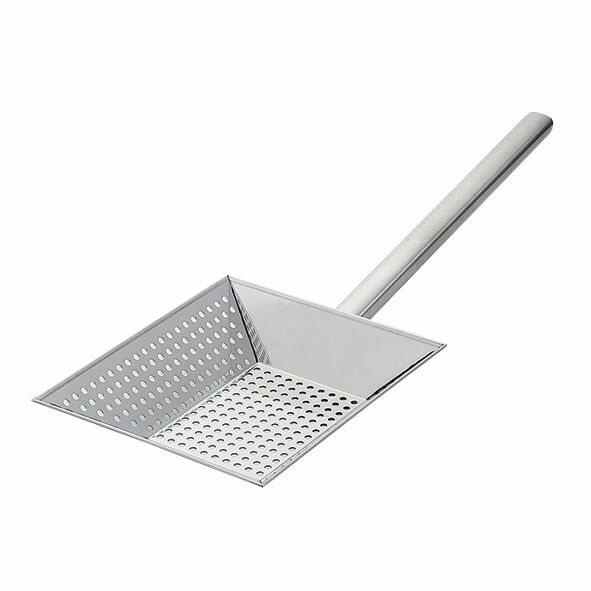 三宝産業 UK18-8パンチング 角型油かす揚げ 230x230x全長300mm 1点