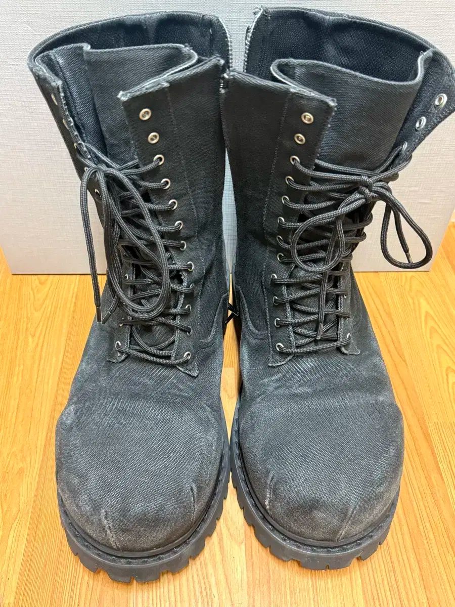 44 BALENCIAGA バレンシアガ ストンパー ブーツ キャンバス