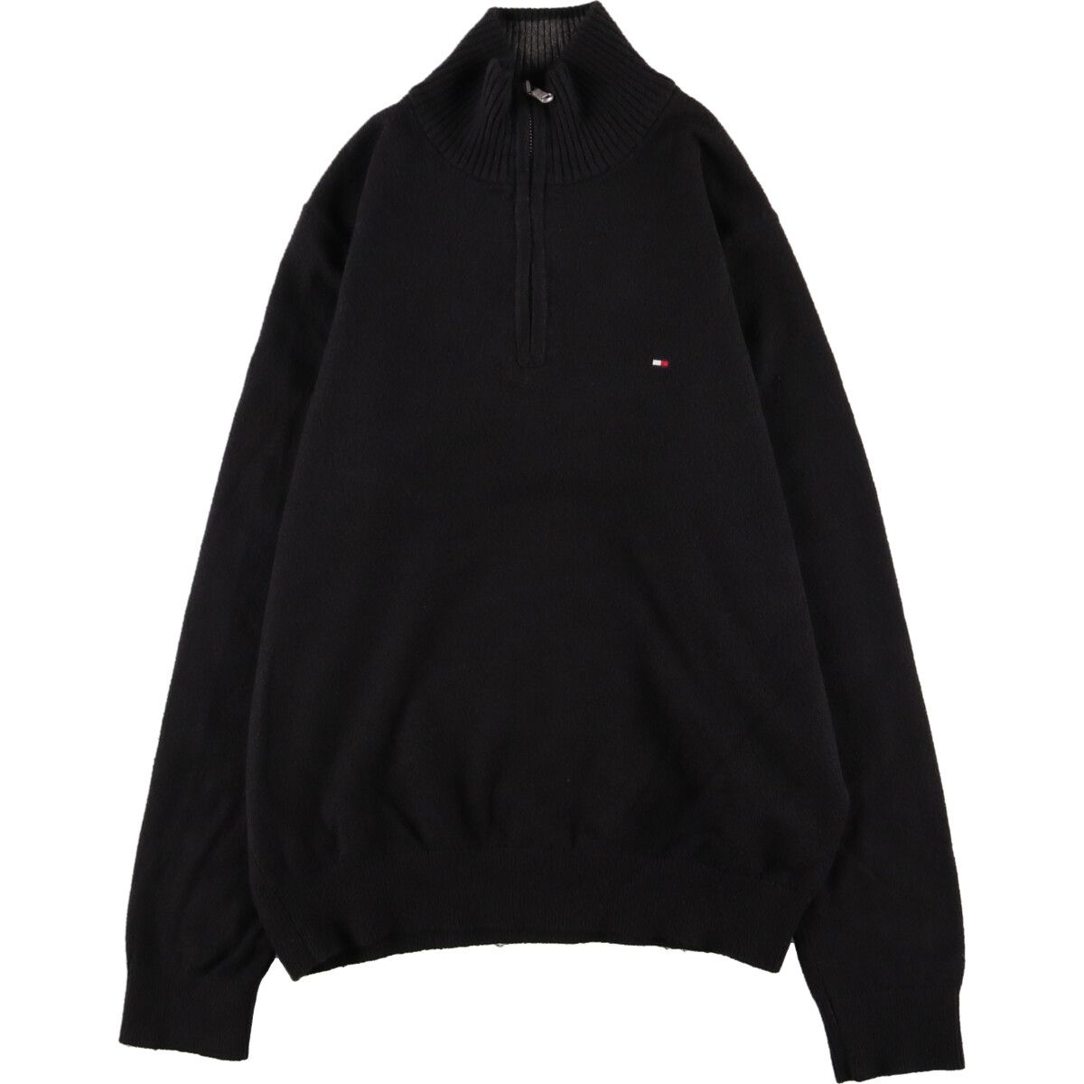 古着 トミーヒルフィガー TOMMY HILFIGER ハーフジップセーター メンズM /eaa362381 【中古】/eaa362381