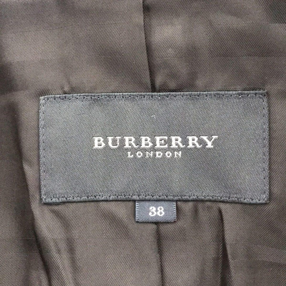 美品　Burberry バーバリーロンドン スカートスーツ　就職　黒　38 Burberry LONDON(バーバリーロンドン) スカートスーツ