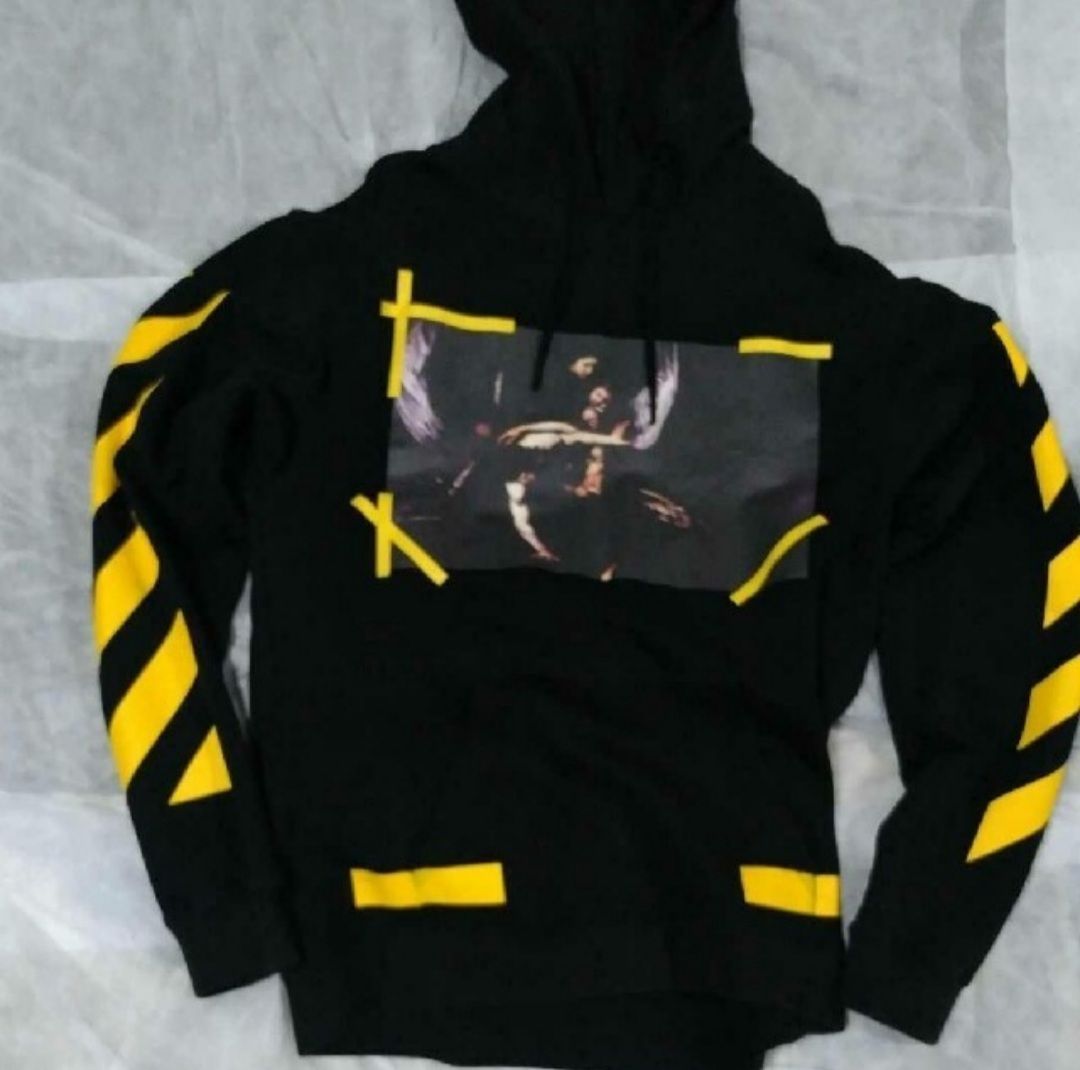 OFF-WHITE 17AW hoodie カラヴァッジョ パーカー - メルカリ