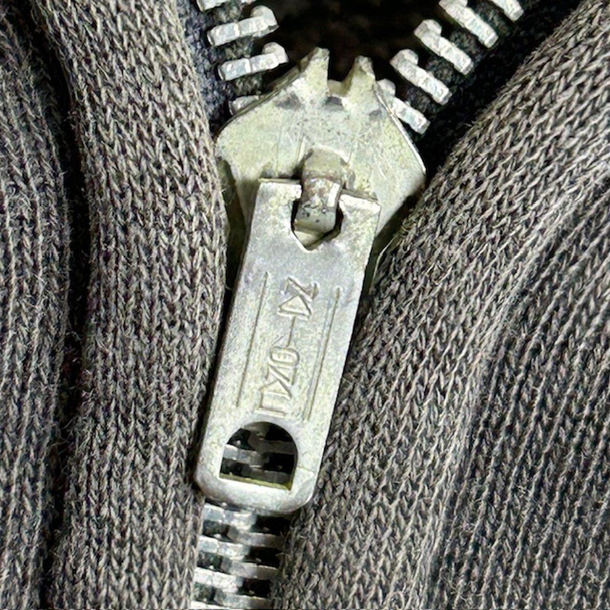 50's 60's unknown ジップアップ スウェット トレーナー 片爪