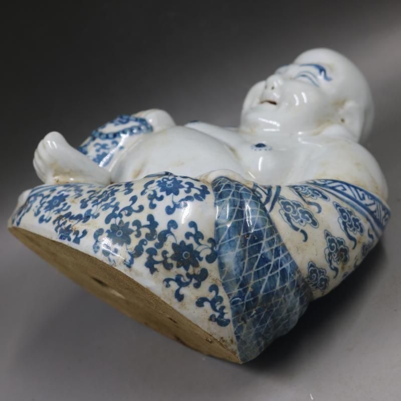 青花弥勒仏像 陶磁器 美術品 装飾品 工芸品 置物 青花弥勒仏像 陶磁器 美術品 装飾品 工芸品 置物 - メルカリ