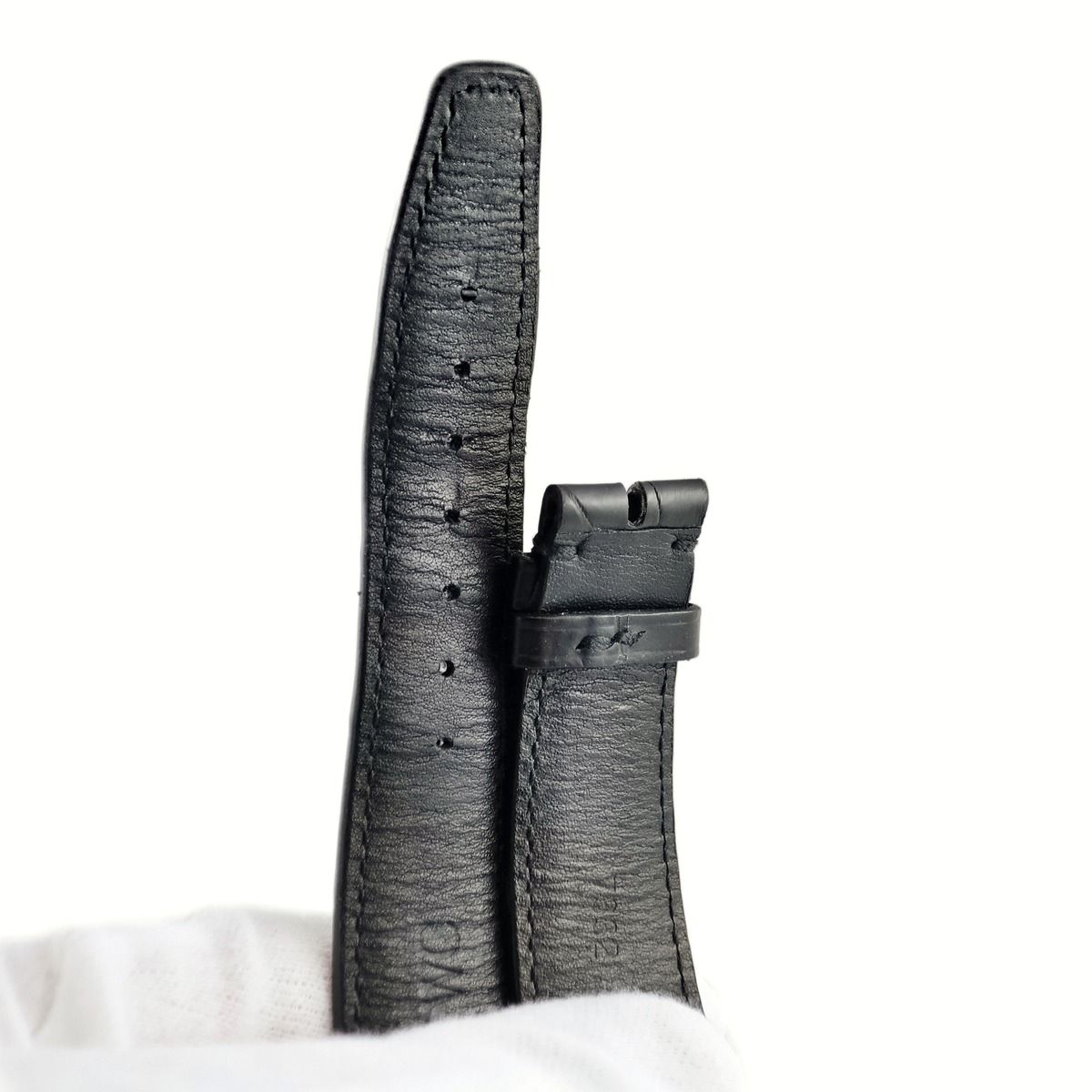 IWC純正クロコダイルベルト　パイロットウォッチ Dバックル用20㍉ IWC純正クロコダイルベルト パイロットウォッチ Dバックル用20