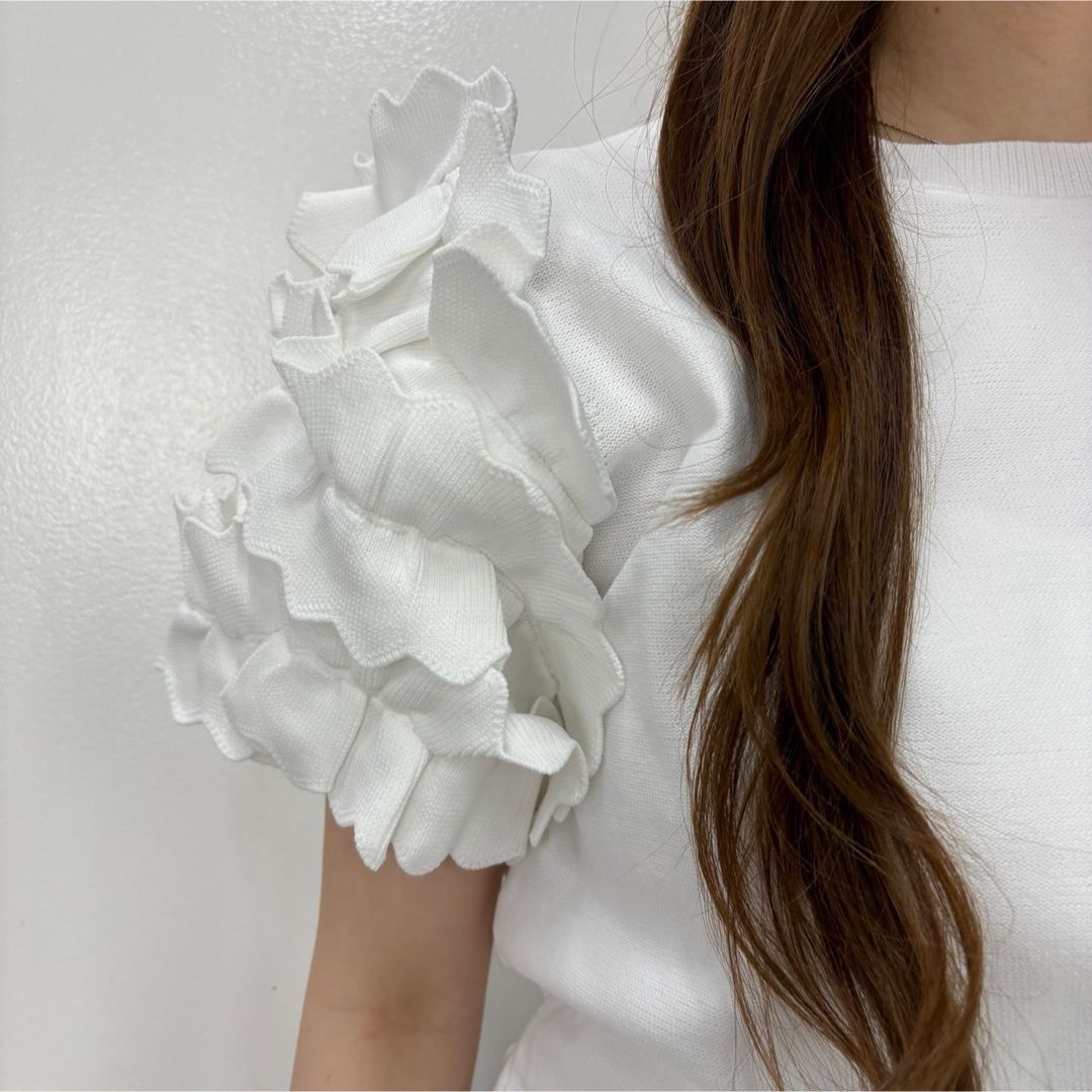 専用ページ】トレフル trefle クラウドトップス 半袖 ホワイト Drawer