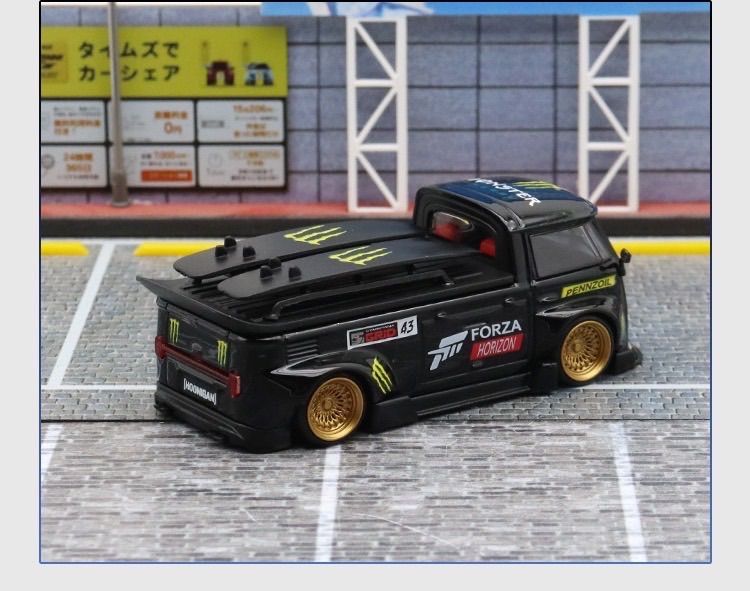 1/64 　フォルクスワーゲン　ピックアップトラック車高短モンスター ミニカー