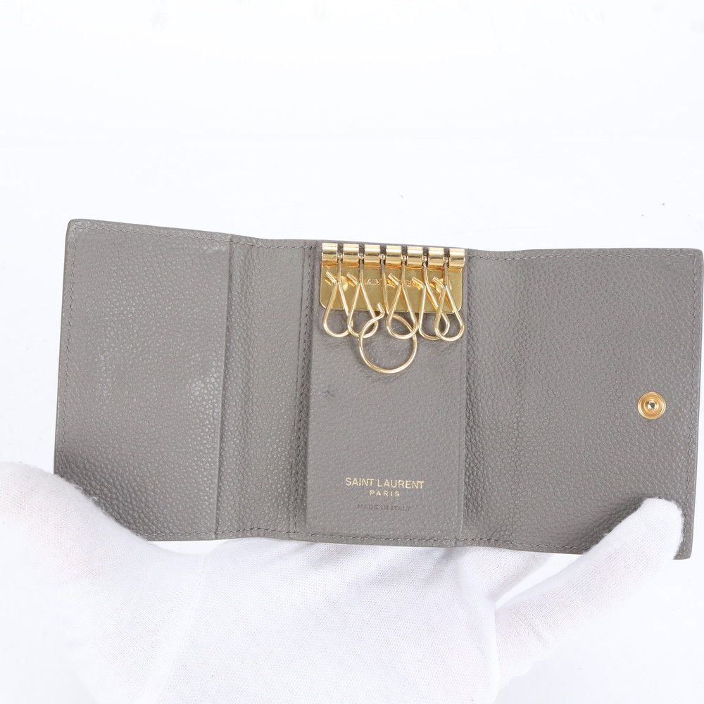 SAINT LAURENT イヴ・サンローラン 6連キーケース YSL ロゴ 極美品