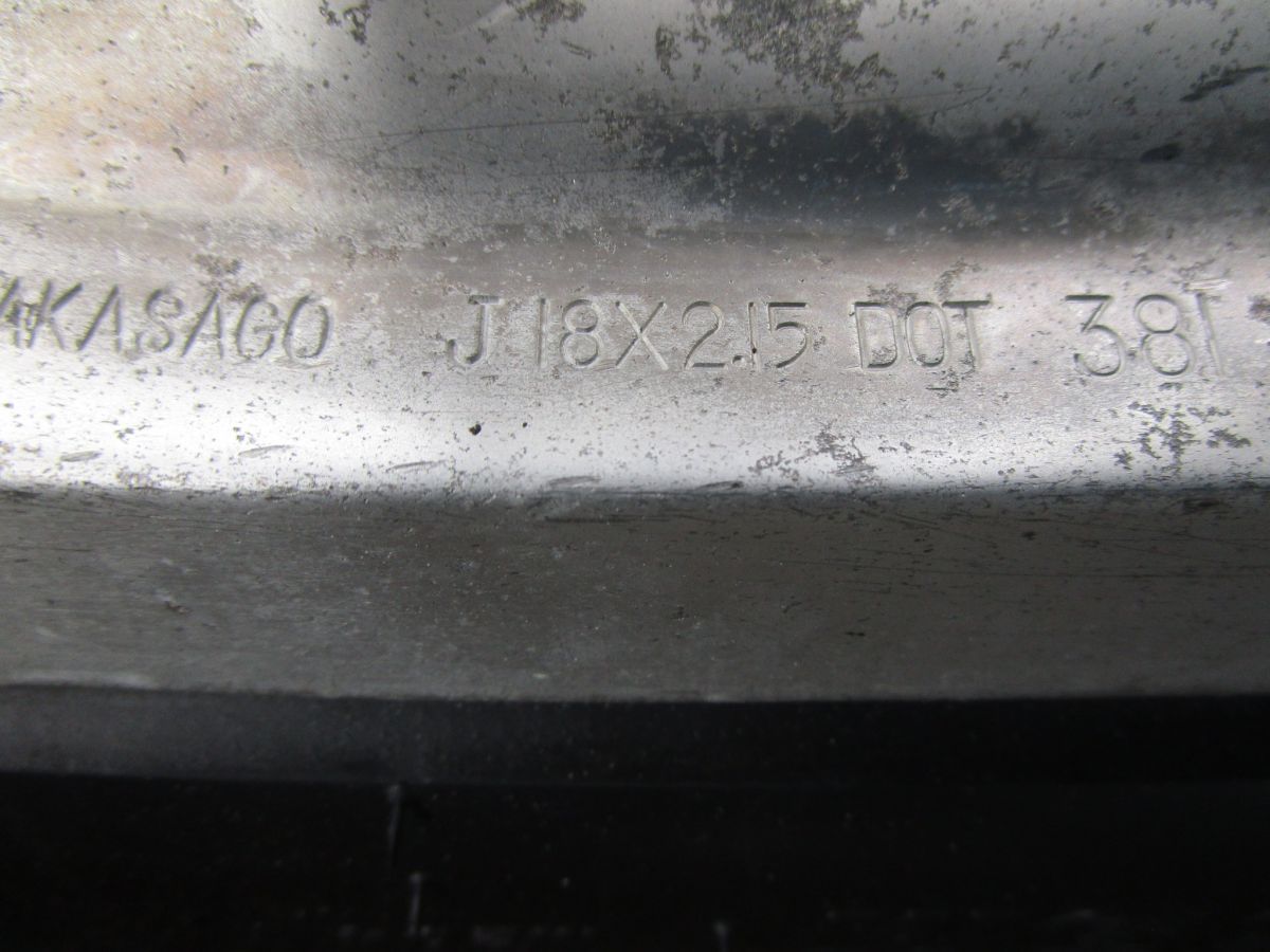 KDX220SR タカサゴ リアホイール ディスク A6838 DX220B カワサキ キャブ車 BRIGHTFACE_UK