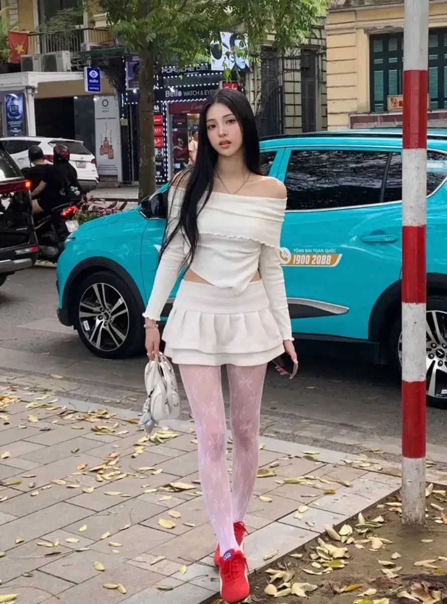 スカート アイボリー