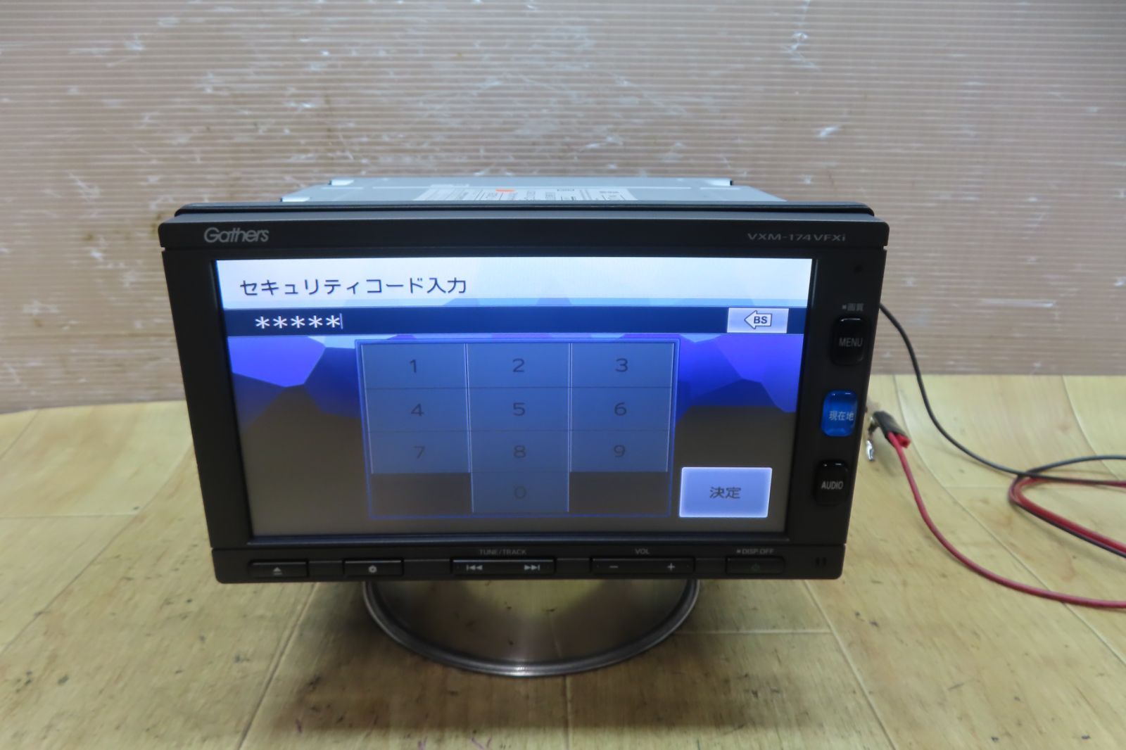 F3813 ホンダ純正 VXM-174VFXi メモリーナビ 地デジTVフルセグ内蔵 Bluetooth内蔵 本体のみ