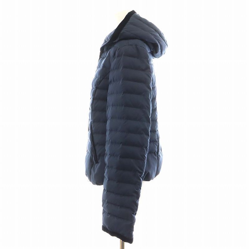 トッカ TOCCA ダウンジャケット フード アウター 4 紺 ネイビー