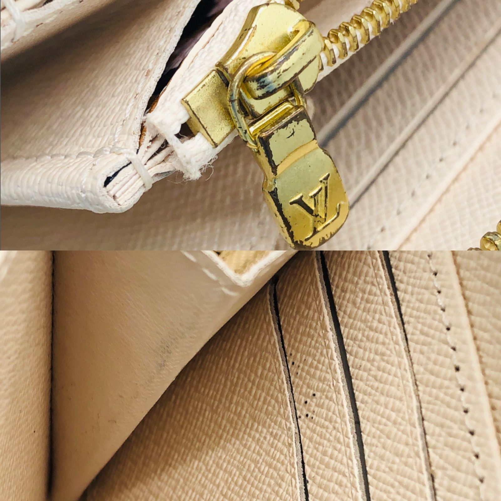 美品】LOUIS VUITTON ルイヴィトン モノグラムキャンパス クレーム 