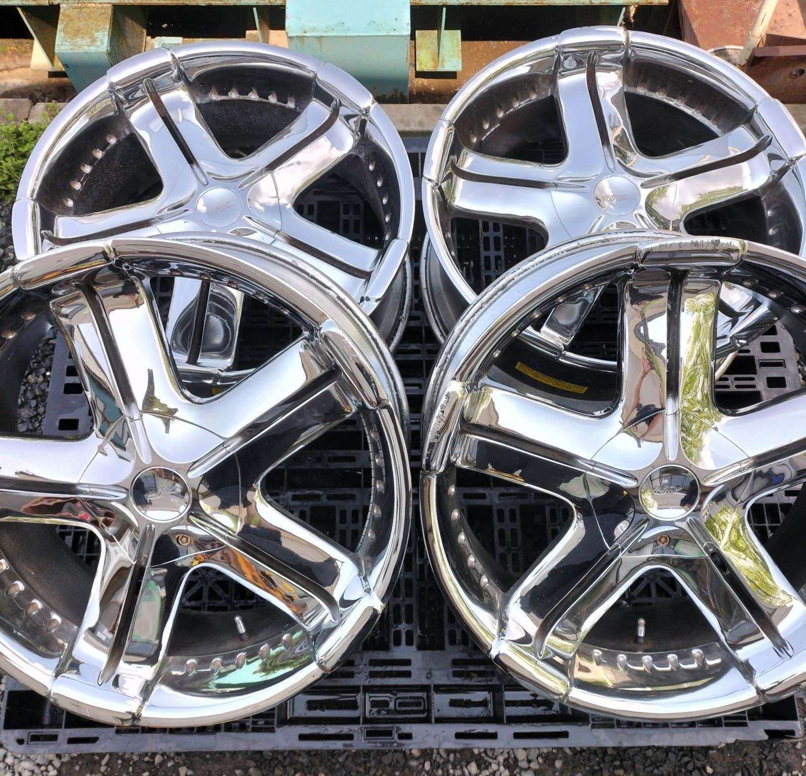 MKW MK-23 20インチ　クロームメッキ　ホイールセット MKW MK-23 20インチ クロームメッキ ホイールセット （22