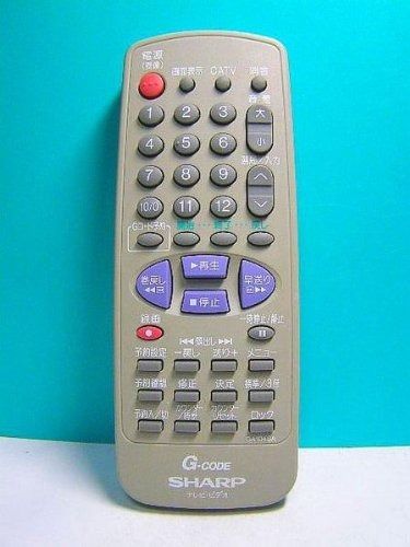 シャープ テレビ ビデオリモコン GA104SA