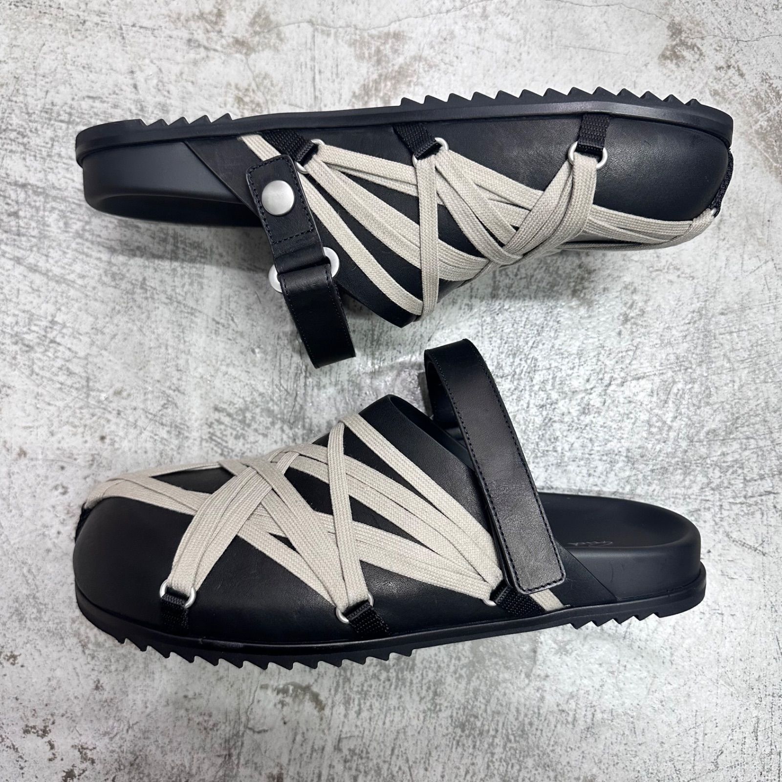 未使用品 Rick Owens MEGALACED MULE メガレースミュール