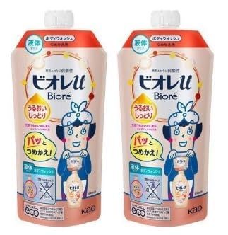 ビオレu ボディウォッシュ 340ml×2個セット (うるおいしっとり フローラルフルーティの香り) [うるおいしっとり フローラルフルーティの香り]