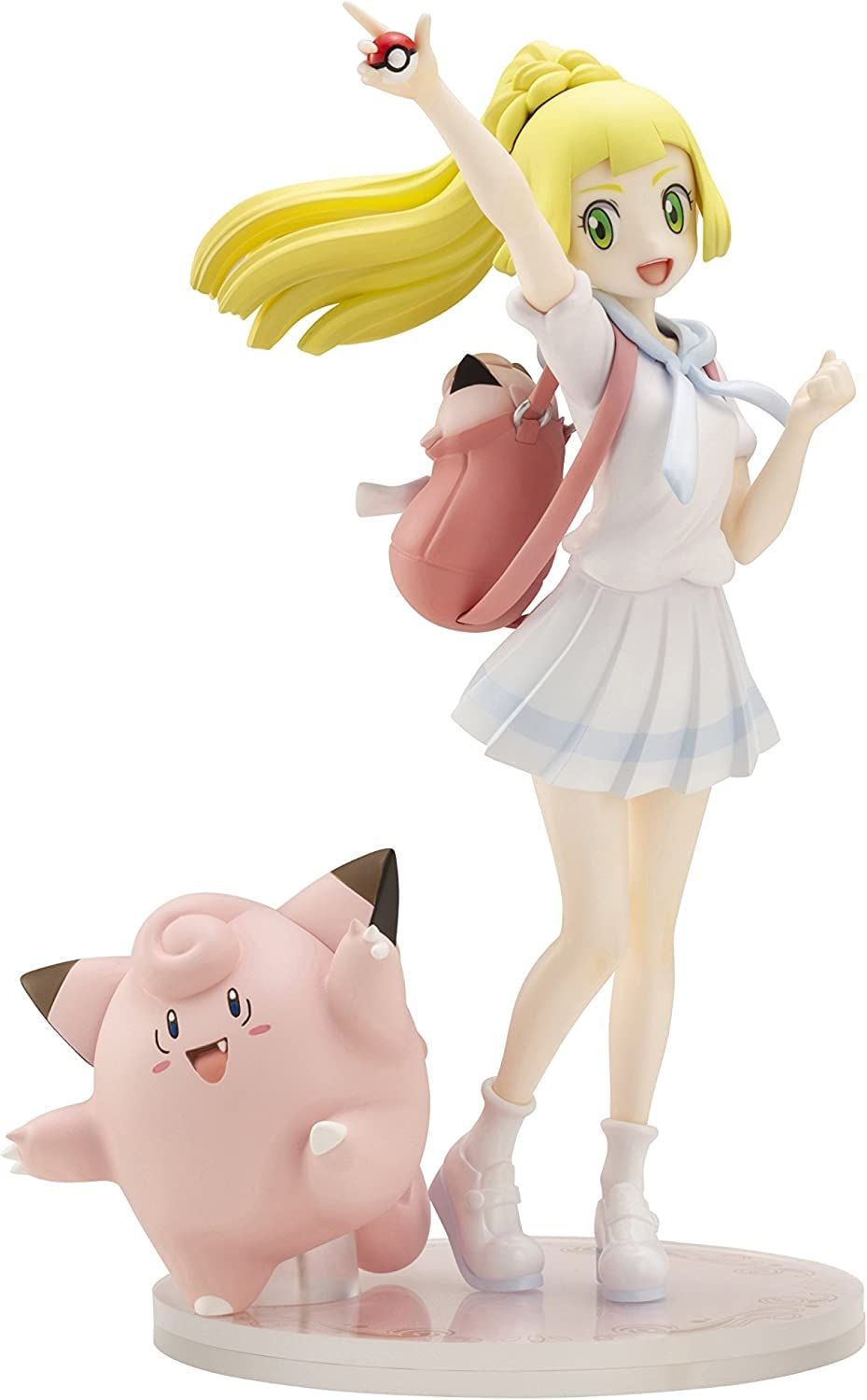 d*4様 がんばリーリエ&ピッピ フィギュア ポケモンセンターオリジナル フィギュア がんばリーリエ&ピッピ