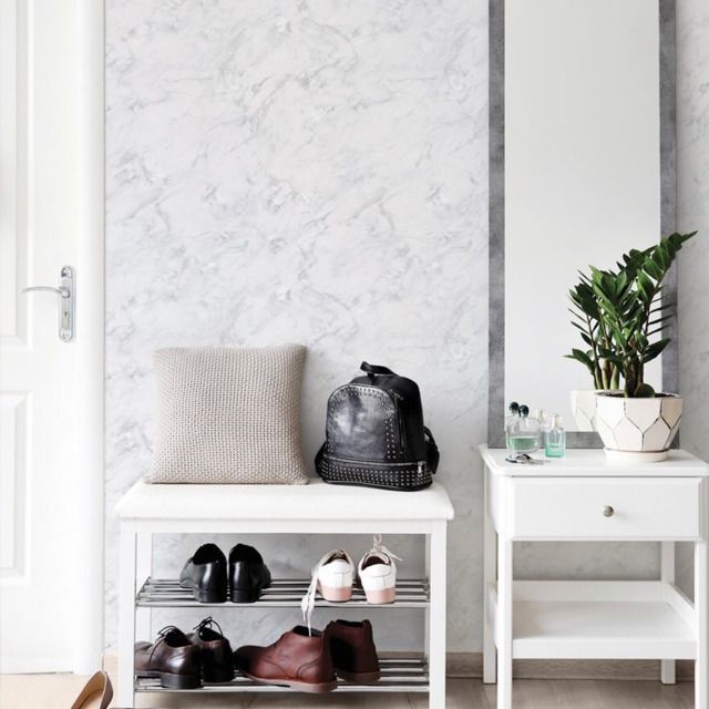 壁紙シール ホワイト タイル模様 HDC-20444 50cm×3m 防カビ