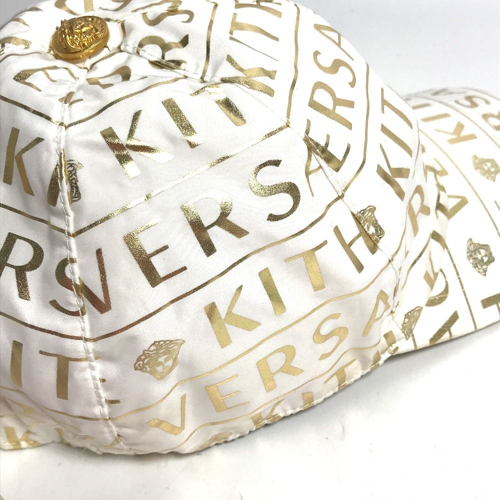 新品未使用 激レア VERSACE KITH コラボ キャップ 帽子 KITH VERSACE コラボキャップ ホワイト サイズ59