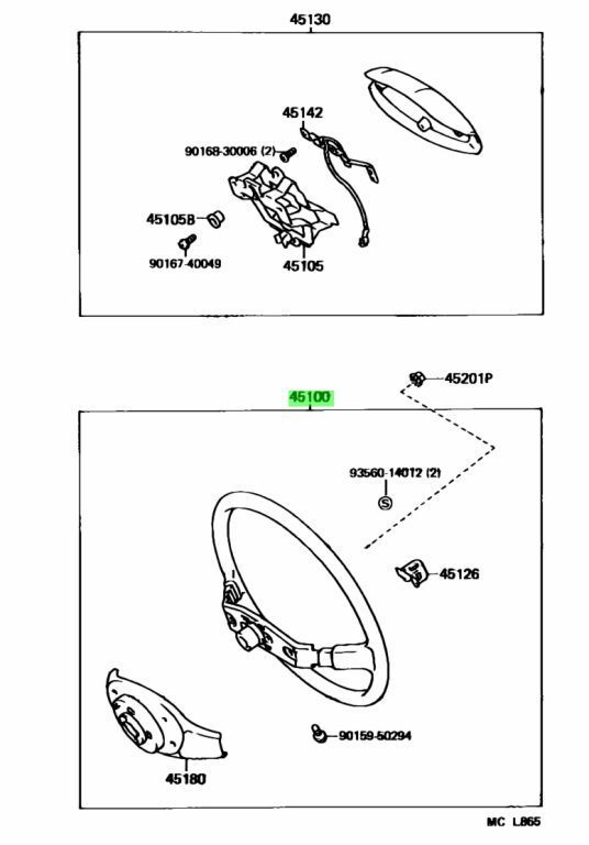 ●未使用 TOYOTA トヨタ AE101 CE10#,EE10# カローラ 純正 ステアリング ホイール ASSY 1991/06-2002/06