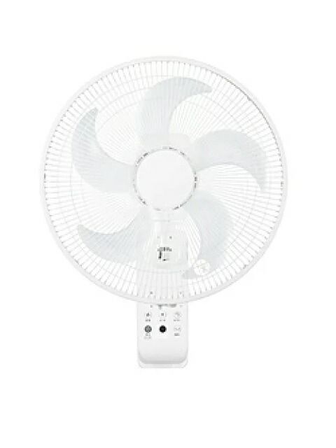 シィー ネット C NET CKAF501WH 40cm 壁掛け扇風機 首振り 風量3段階 5枚羽根 リモコン付 ホワイト