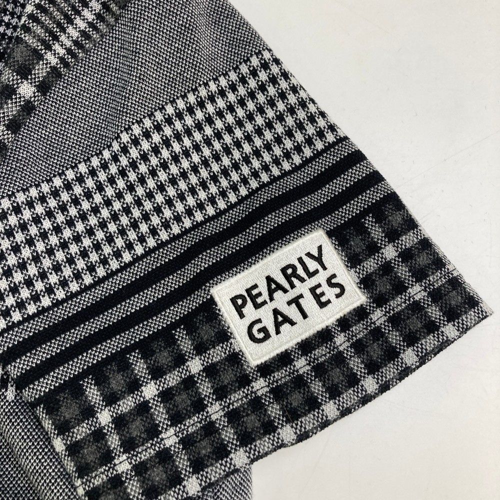 【美品】パーリーゲイツ ゴルフウェア 半袖 ワンピース チェック柄 レディース PEARLY GATES パーリーゲイツ 半袖ワンピース チェック柄