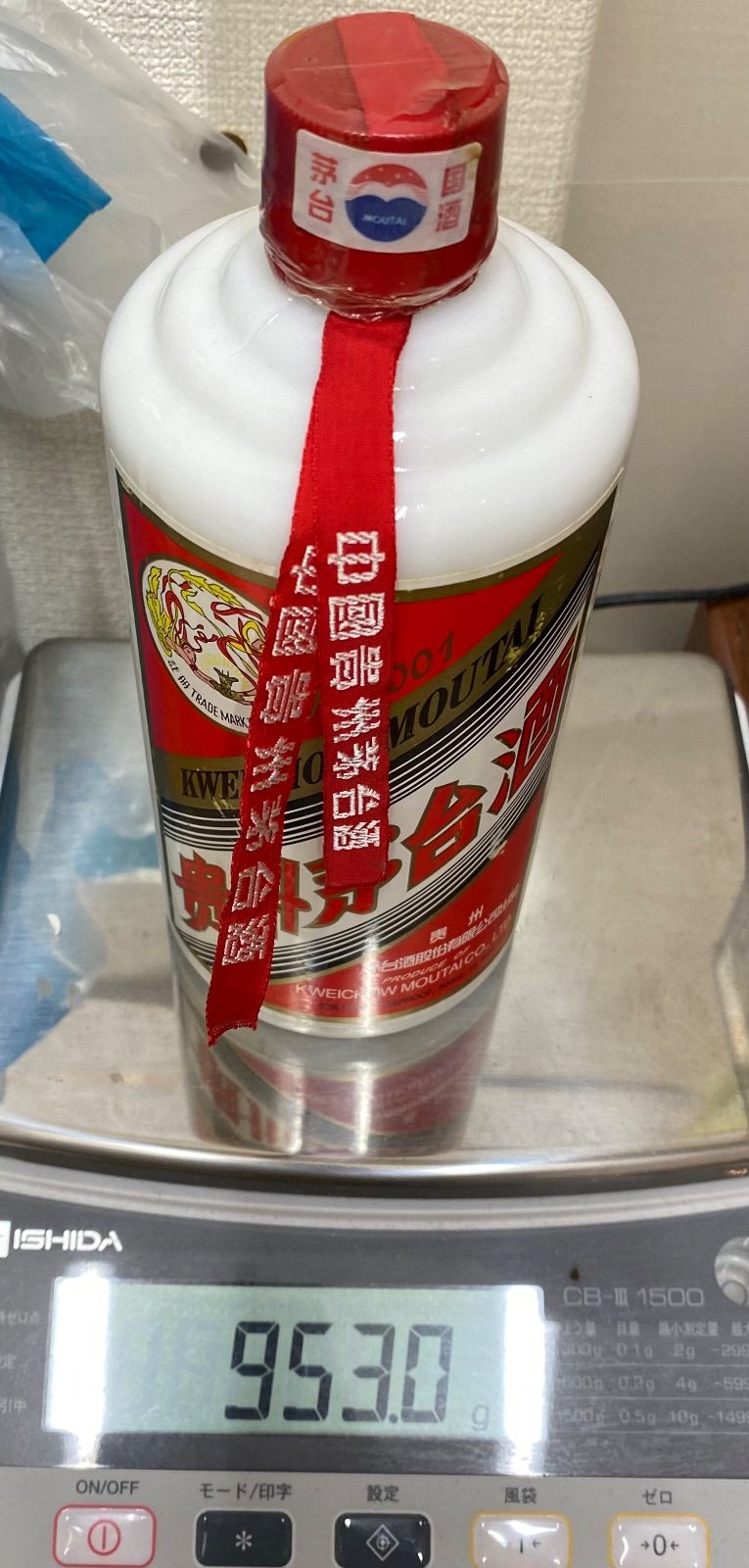 未開栓】古酒 茅台酒 2001年53%500ml 天女ラベル【マオタイ酒