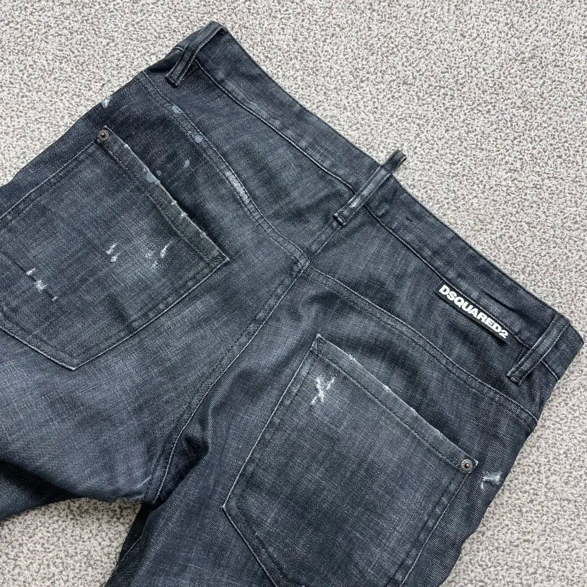 DSQUARED(ディースクエアード) 2 黒 スケーター デニム 48
