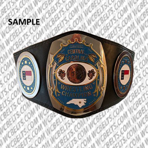 セントラルカロライナ州ヘビー級レスリングチャンピオンベルト グレートシール州 NWA AWA オーダーメイド【発送予定日:12月13日】