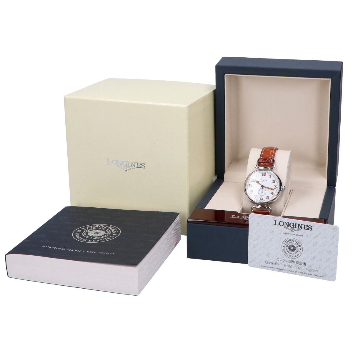 LONGINES ロンジン 【美品】L2.309.4.23.2 ヘリテージ1918 スモール 