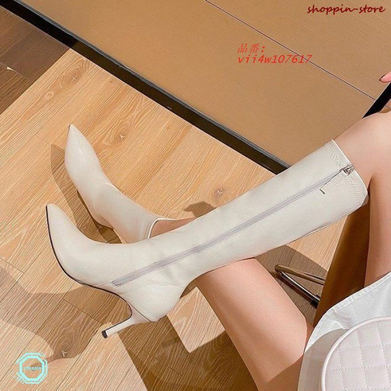 ハイヒール ロングブーツ