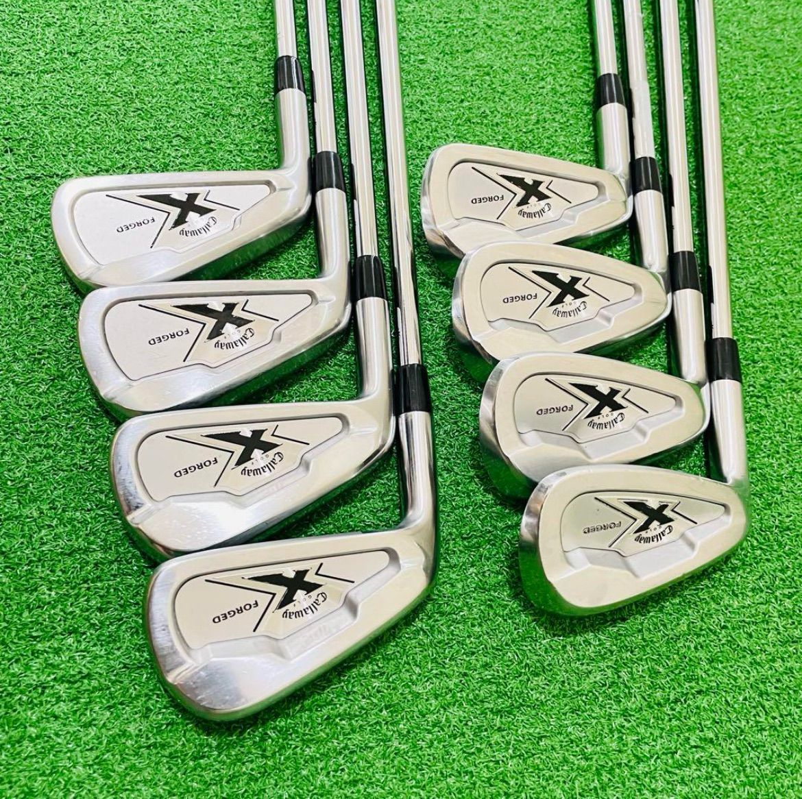 8955 Callaway X FORGED キャロウェイ レフティ 左 8本 8955 Callaway X FORGED キャロウェイ レフティ 左利き アイアン