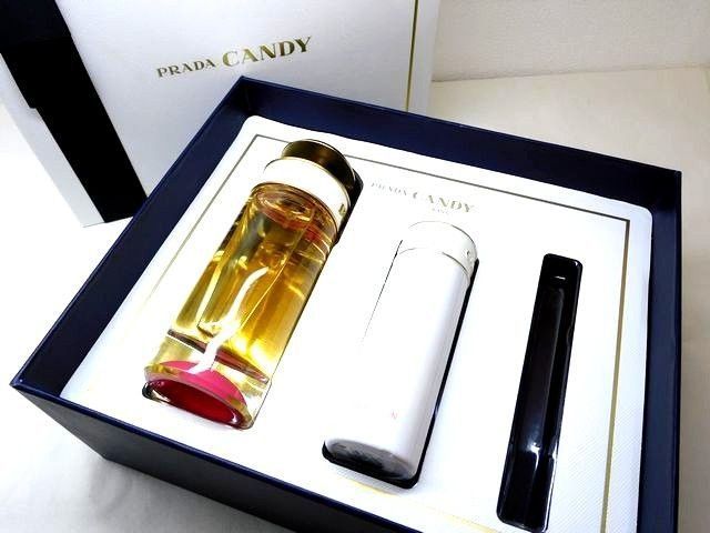 プラダ キャンディ キス DX コフレ  オーデパルファム ボディローション セット ロールオン欠品 PRADA 6E マ100