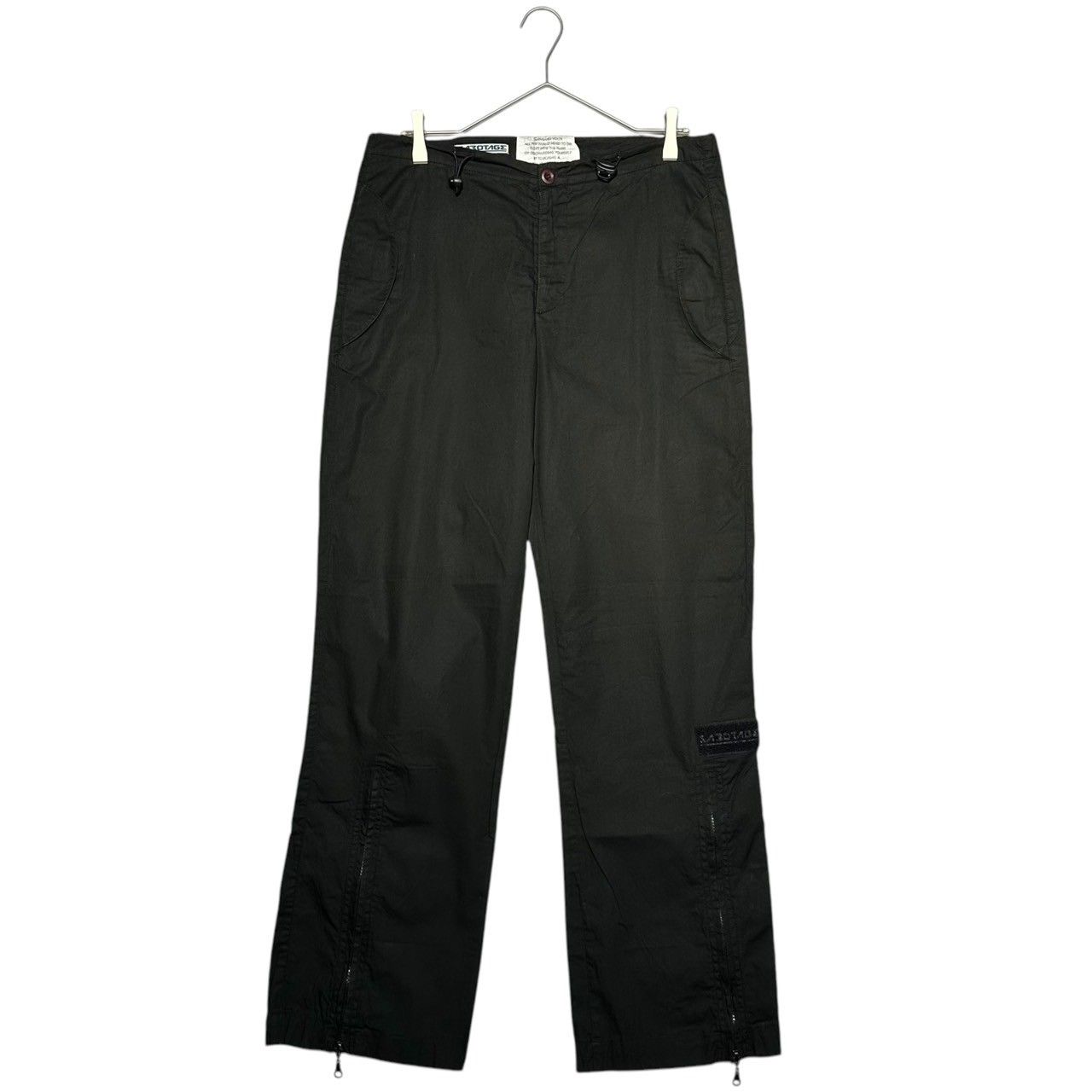 00s SABOTAGE ギミック テック パラシュート パンツ y2k SABOTAGE(サボタージュ) 00's Gimmick Tech Parachute Pants