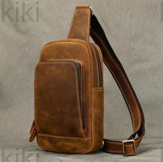 新品未使用新品未使用メンズバッグ 牛革 ボディバッグ 本革 登山旅行 アウトドア ワンショルダー 斜めがけバッグ おしゃれ 軽量 大容量