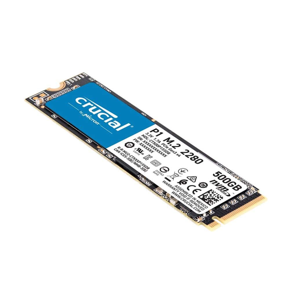 Crucial クルーシャル P1シリーズ 500GB 3D NAND NVMe PCIe M.2 SSD CT500P1SSD8