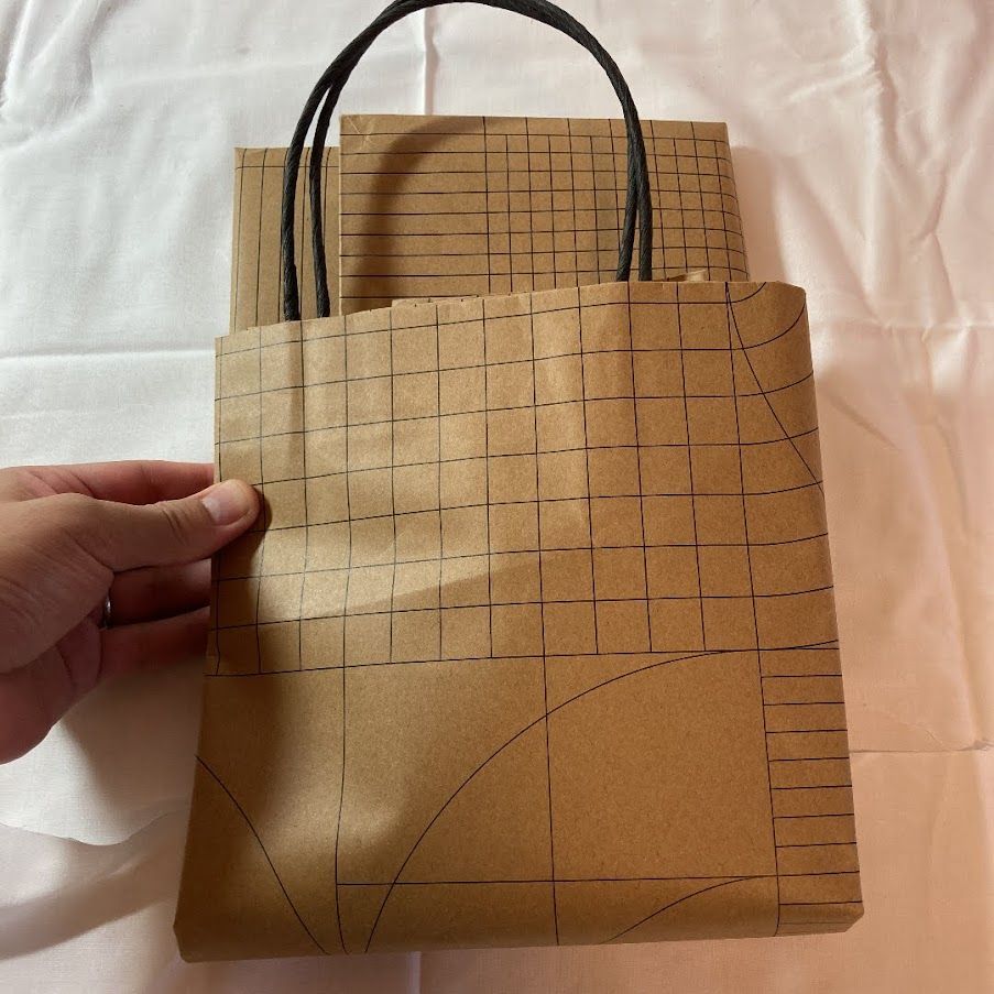 CRONOS クロノス ショップ袋 紙袋&ビニールバッグ 2点セット-