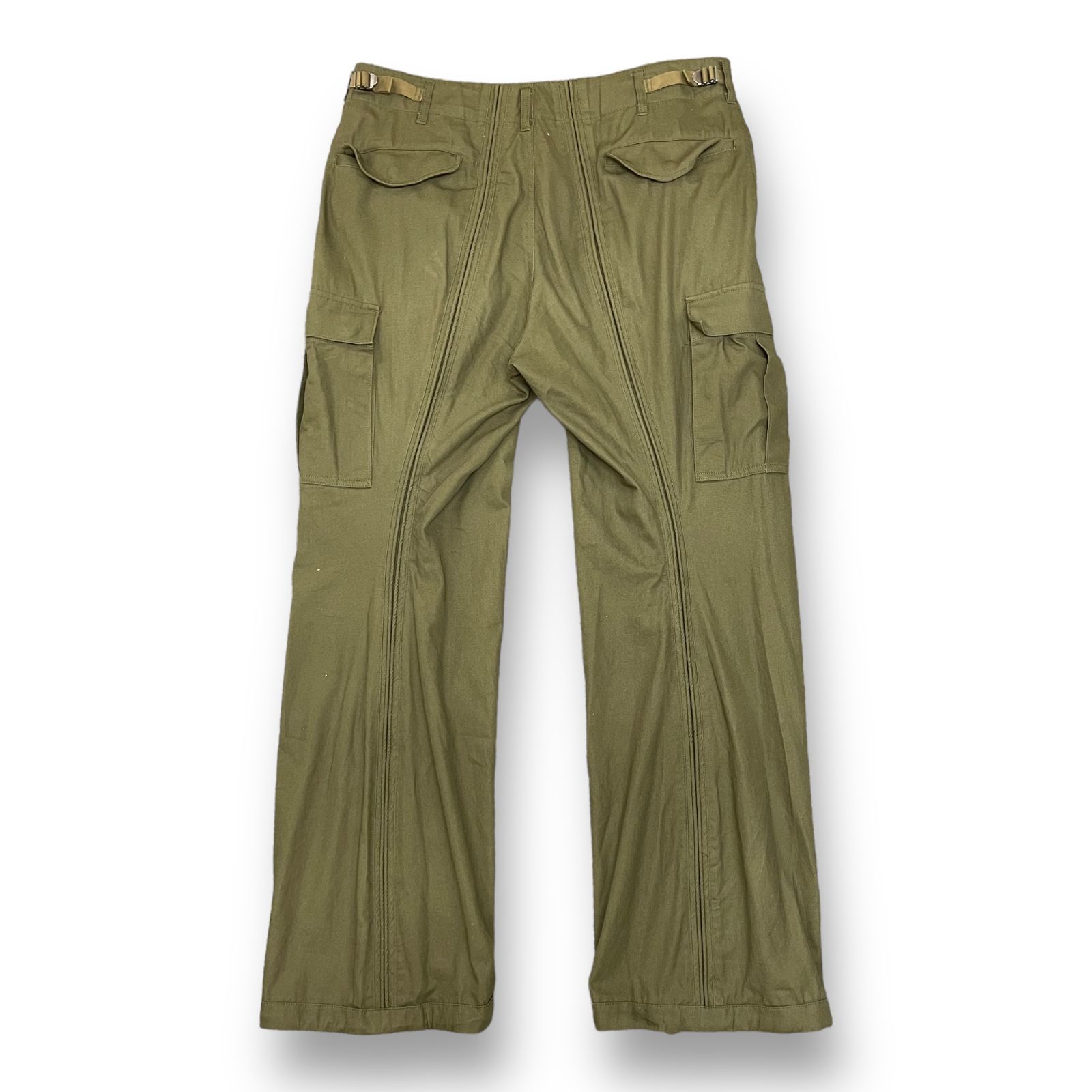 定価46200円 NVRFRGT Center Seam Curved 3D Cargo Pants カーゴパンツ ネヴァーフォーゲット  NF231P05 3 53305A