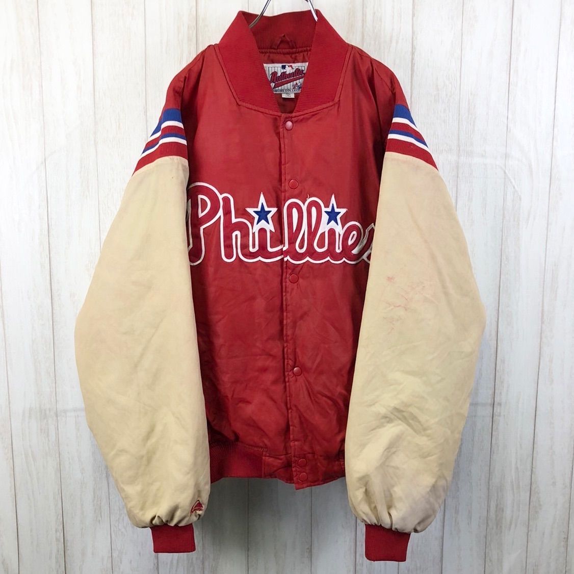Begin掲載 美品 Majestic MLB フィラデルフィア Phillies Jacket