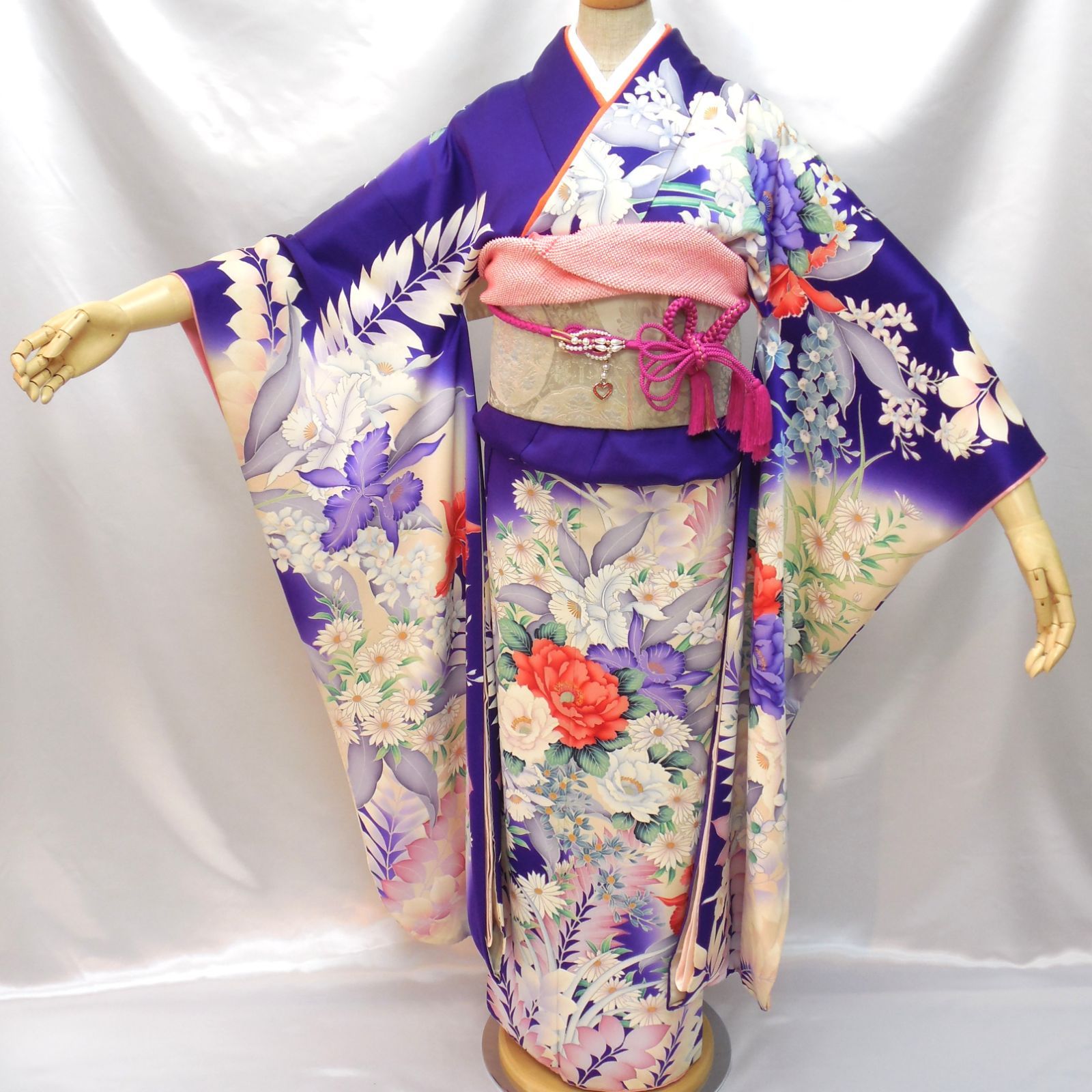 フォロワー割】美品☆クリーニング済 振袖フルセット 正絹 成人式 振袖