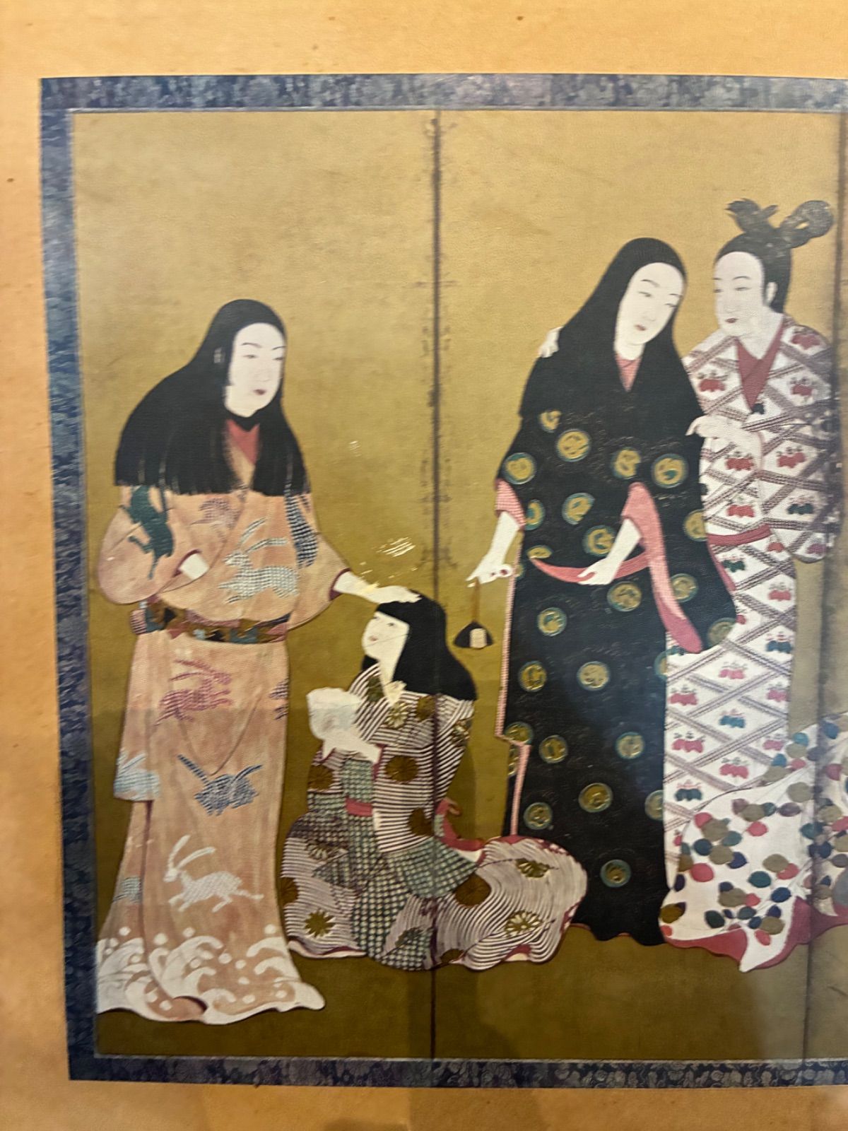 大和文華館 国宝 松浦図屏風 婦女遊楽図屏風 額装 額入り WWW_IBETON_RU